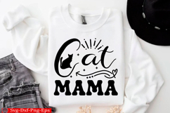 Cat SVG Design Cats quotes T-Shirt png Product Image 1