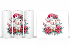Christmas Lamb Tumbler. Christmas Tumbler Sublimation Product Image 2