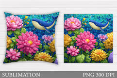 Whale Pillow Sublimation. Whale Sublimation Product Image 1