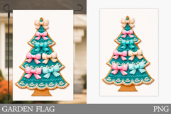 Christmas Tree Garden Flag. Merry Christmas Garden Flag Product Image 1