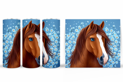 Horse Tumbler Wrap Sublimation. Horse Tumbler Wrap Design Product Image 2