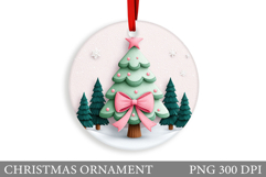 Christmas Tree Christmas Ornament. Winter Christmas Ornament Product Image 1