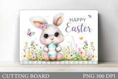 Easter Bunny Cutting Board. Easter Cutting Board Design Product Image 1