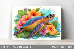 Turtle Cutting Board. Sea Turtle Cutting Board Design Product Image 1