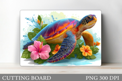 Turtle Kitchen Cutting Board. Turtle Cutting Board Design Product Image 1