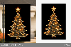 Christmas Tree Garden Flag. Merry Christmas Garden Flag Product Image 1
