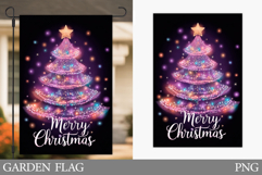 Christmas Tree Garden Flag. Merry Christmas Garden Flag Product Image 1