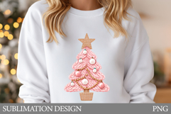 Christmas Tree Sublimation. Christmas Tree T-Shirt Design Product Image 1
