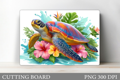 Turtle Cutting Board. Sea Turtle Cutting Board Design Product Image 1