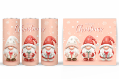 Christmas Gnome Tumbler. Christmas Tumbler Sublimation Product Image 2