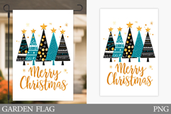 Christmas Tree Garden Flag. Merry Christmas Garden Flag Product Image 1