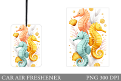 Seahorse Car Air Freshener. Sea Car Air Freshener Design Product Image 1