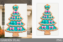 Christmas Tree Garden Flag. Merry Christmas Garden Flag Product Image 1