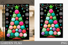 Christmas Tree Garden Flag. Christmas Garden Flag Design Product Image 1