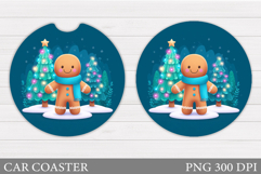 Cute Gingerbread Wind Spinner. Christmas Wind Spinner Design Product Image 1