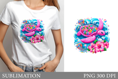Turtle Sublimation. Sea Turtle T-Shirt Design Product Image 1