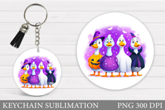 Halloween Goose Keychain. Halloween Keychain Design Product Image 1