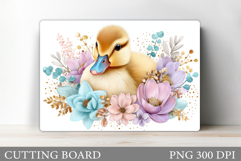 Cute Duck Cutting Board. Cute Duck Kitchen Cutting Board Product Image 1