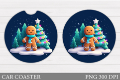 Cute Gingerbread Wind Spinner. Christmas Wind Spinner Design Product Image 1