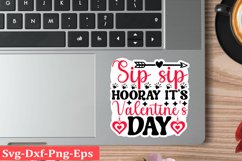 Valentine sticker SVG Design Valentine Love Sticker Svg Product Image 1