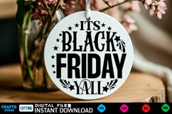 Black Friday Round Sign SVG design, Black Friday Quotes Product Image 1