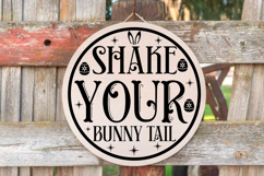 Happy Easter SVG Design Cute Easter Quotes SVG Bunny SVG Product Image 1