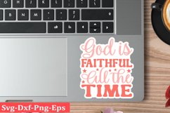 Christian Sticker Svg Bundle design and Jesus quotes Product Image 6