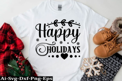 Christmas Svg Design Round Sign SVG quotes Product Image 1