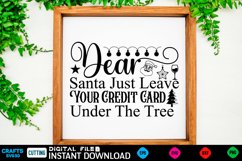 Farmhouse Christmas Round Sign SVG Design Product Image 1