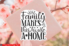 Family sticker quotes SVG Design, Family SVG Quotes SVG Product Image 1