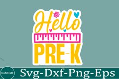Back To School sticker svg Design School &amp; Teacher SVG Product Image 1