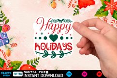 Christmas sticker Svg holiday quotes Svg design Christmas T Product Image 1