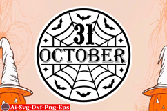 Halloween round sign svg design bundle Product Image 8