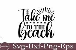 Summer vacation svg design Beach quotes Funny summer design Product Image 1