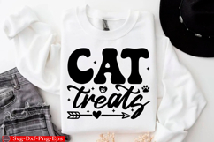 Cat SVG Design Cats quotes T-Shirt png Product Image 1