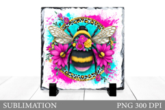 Bee Sublimation. Bee Slate Sublimation Product Image 1
