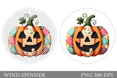 Halloween Pumpkin Wind Spinner. Halloween Wind Spinner Product Image 1