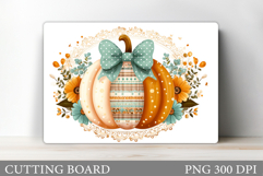Pumpkin Cutting Board Design. Pumpkin Sublimation Product Image 1