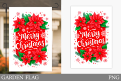 Merry Christmas Garden Flag. Christmas Garden Flag Design Product Image 1