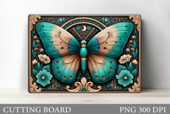 Butterfly Cutting Board Design. Butterfly Sublimation Product Image 1