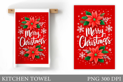 Merry Christmas Kitchen Towel. Christmas Kitchen Towel Product Image 1
