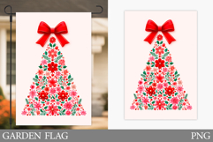 Christmas Tree Garden Flag. Merry Christmas Garden Flag Product Image 1