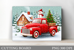 Christmas Cutting Board Design. Christmas Sublimation Product Image 1