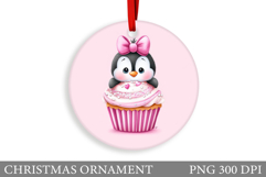 Cute Penguin Christmas Ornament. Christmas Ornament Design Product Image 1