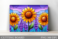 Sunflowers Cutting Board. Flowers Kitchen Cutting Board Product Image 1