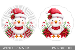 Chicken Wind Spinner Sublimation. Chicken Sublimation Product Image 1