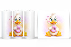Cute Goose Tumbler Design. Cute Goose Sublimation Product Image 2