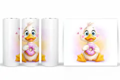 Cute Goose Tumbler Design. Cute Goose Sublimation Product Image 2