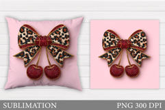 Cherry Pillow Design. Cherry Sublimation Product Image 1
