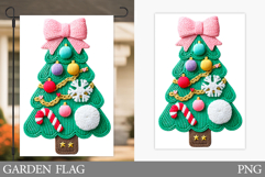 Christmas Tree Garden Flag. Merry Christmas Garden Flag Product Image 1